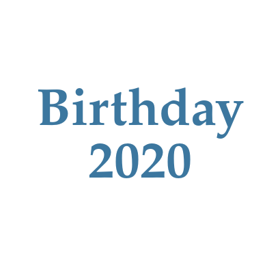 Birthday 2020 collection
