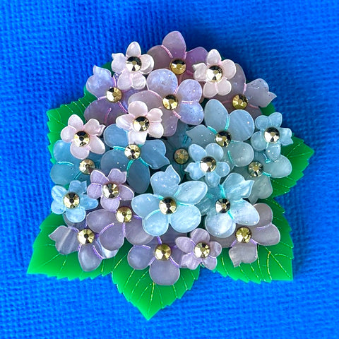 Hydrangea - Brooch