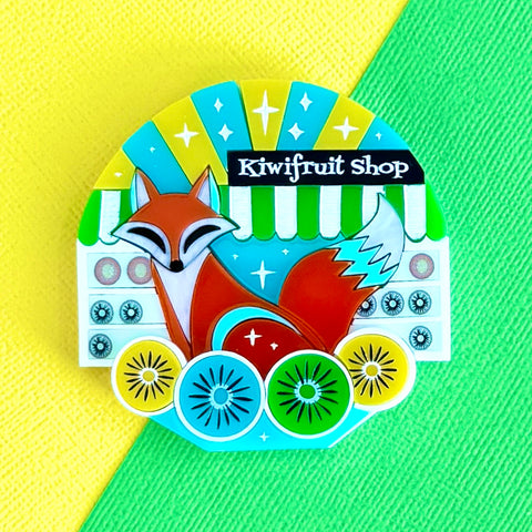 Kiwi Fruit shop 🥝  - Brooch