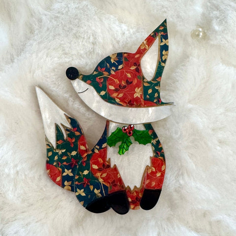 Noel the fox 🦊 - Brooch
