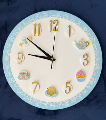 Limited - The Vintage High Tea Charm Clock Bundle – A Timeless Delight! ☕✨