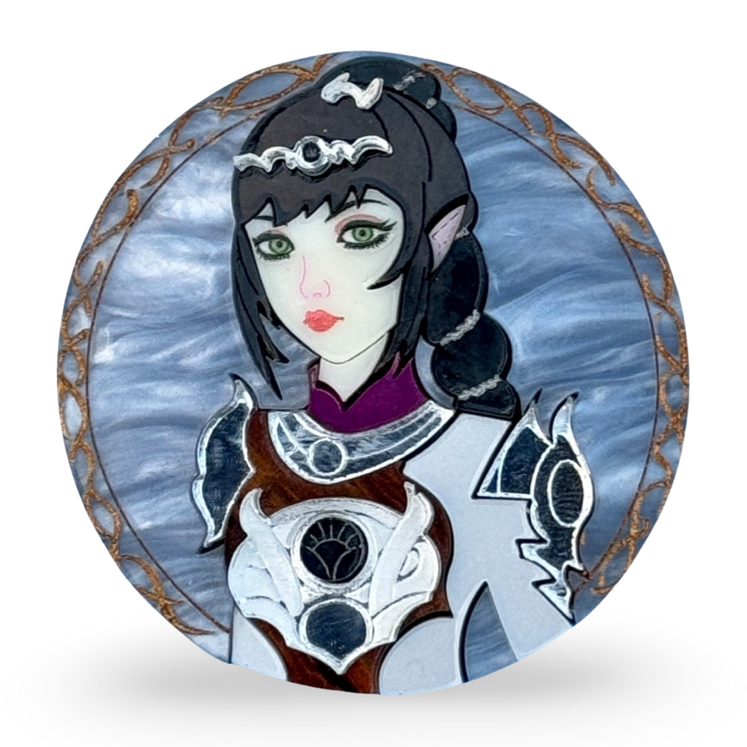 Goth Girlfriend - brooch