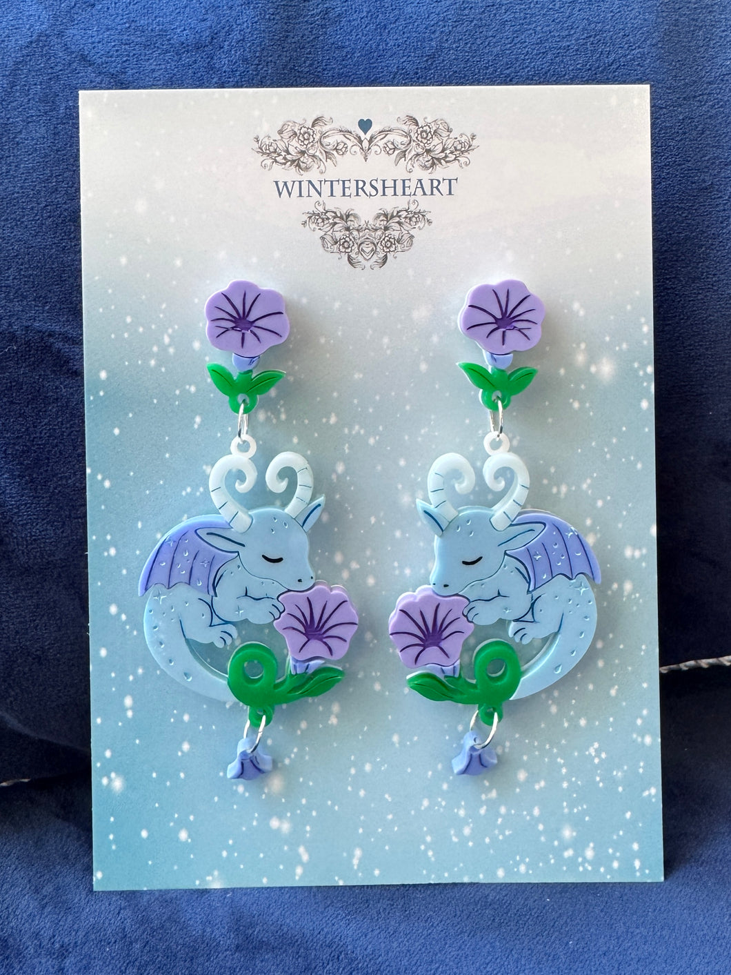 Morning Glory the Dragon 🐉 - Earrings