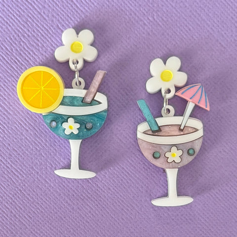 Sip happens  - Earrings