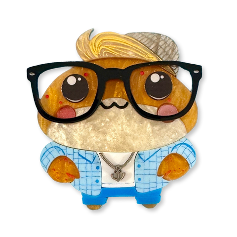 Clawrence the crab 🦀 - Brooch