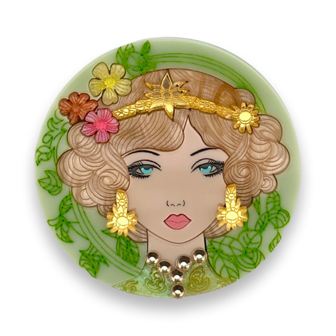 Spring muse - brooch