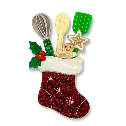 Cooking stocking  - Brooch