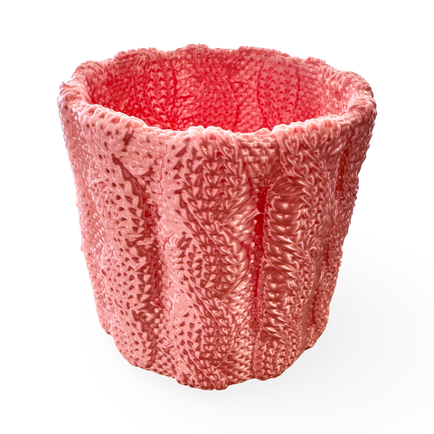 Pink Knitted - container