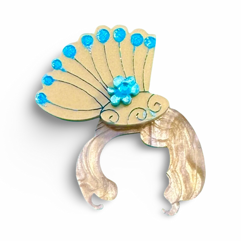 Peacock hair blond - Gloria doll clothes