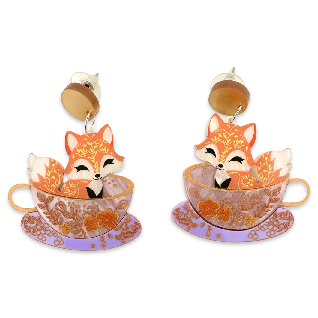 Fall whisker - earrings