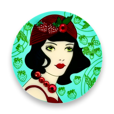 Strawberry muse 🍓 - brooch