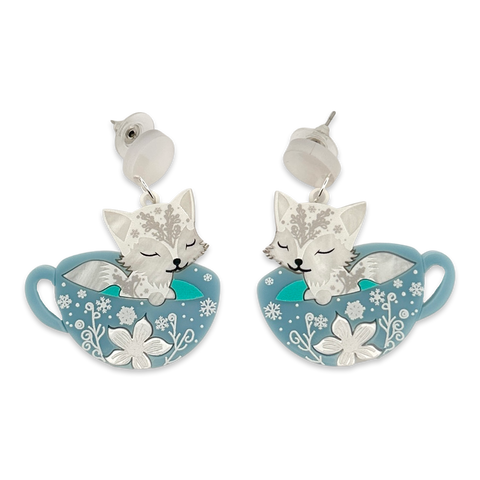 Frost whisker - earrings