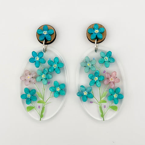 Forget-Me-Not sprig- dangle