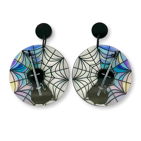 Window and Cello - Earrings