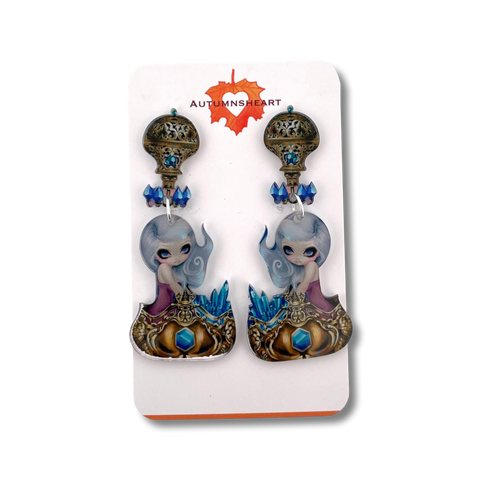 Crystal Chariot - earrings