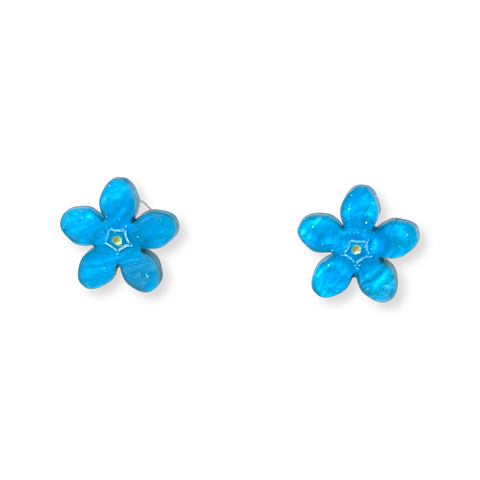 Blue Forget-Me-Nots - stud