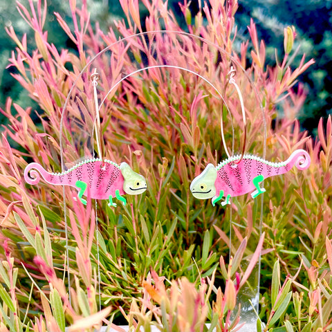 Chameleons of Watermelon 🍉 - Earrings