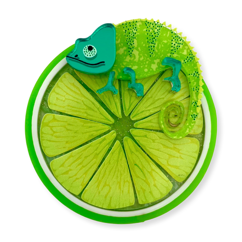 Lime - Brooch