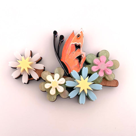 Spring Sprig - Brooch