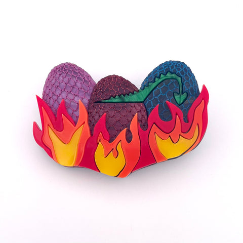 Dragon eggs- Brooch