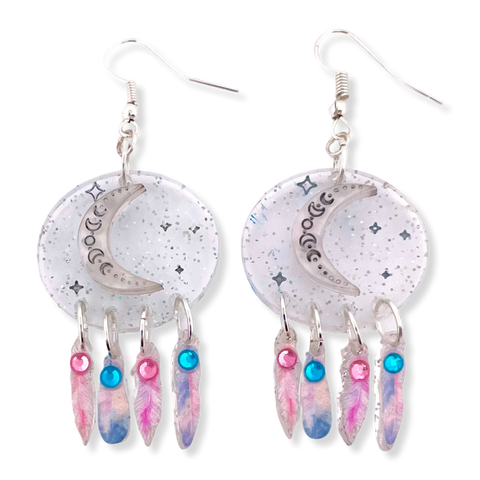 Moon Kitty - Earrings