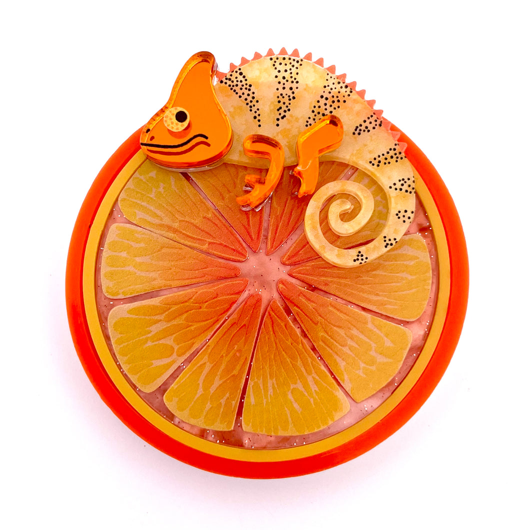 Orange 🍊 - Brooch