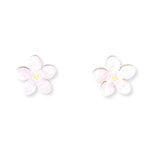 White Forget-Me-Nots - stud