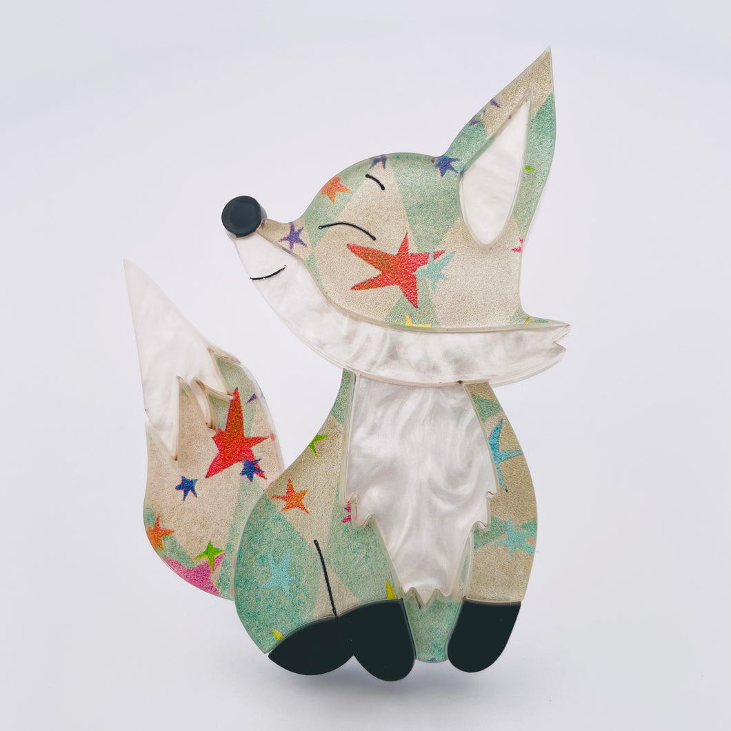 Lewis the🦊 fox - brooch