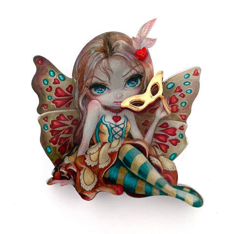 Clockwork Valentine Masquerade - Brooch